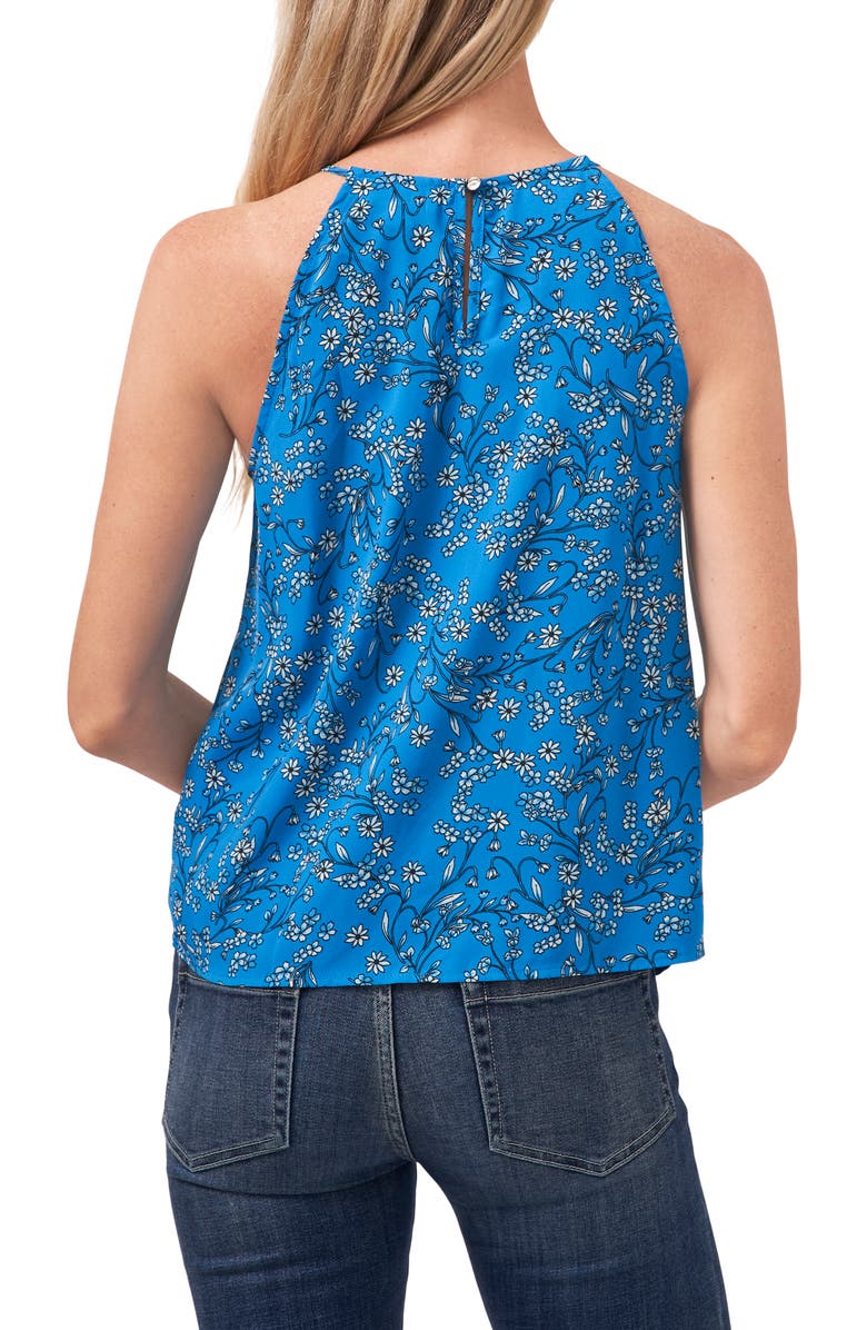 CeCe Sunset Blossom Halter Top, Alternate, color,