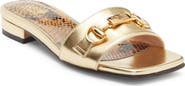 Roberto Cavalli Flat Slide Sandal