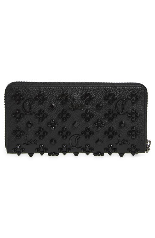 Christian Louboutin Panettone Studded Zip-around Wallet