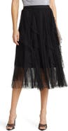 NIKKI LUND Wendy Beaded Tulle Skirt