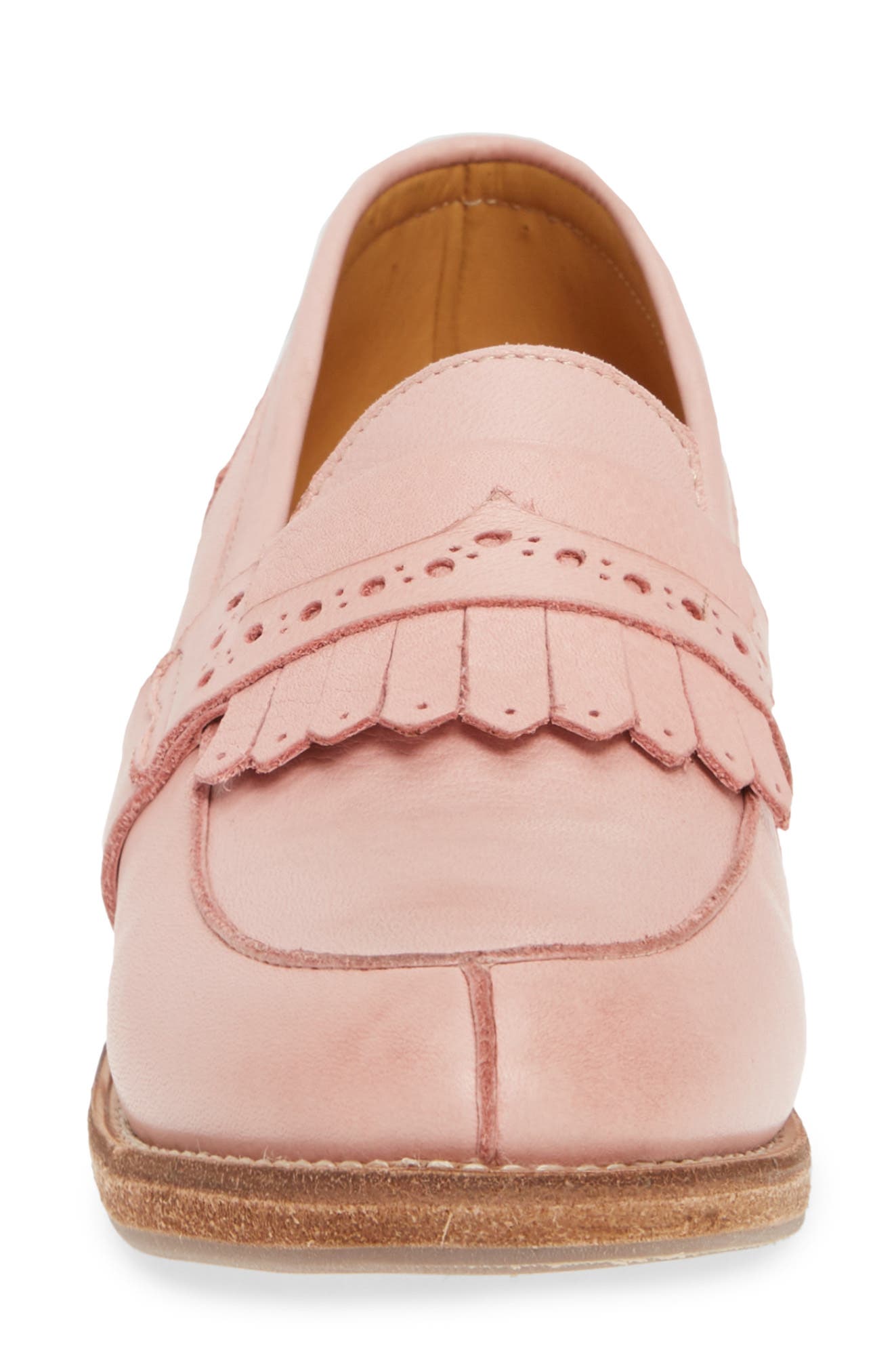 HL57 Loafer, Alternate, color, PINK LEATHER