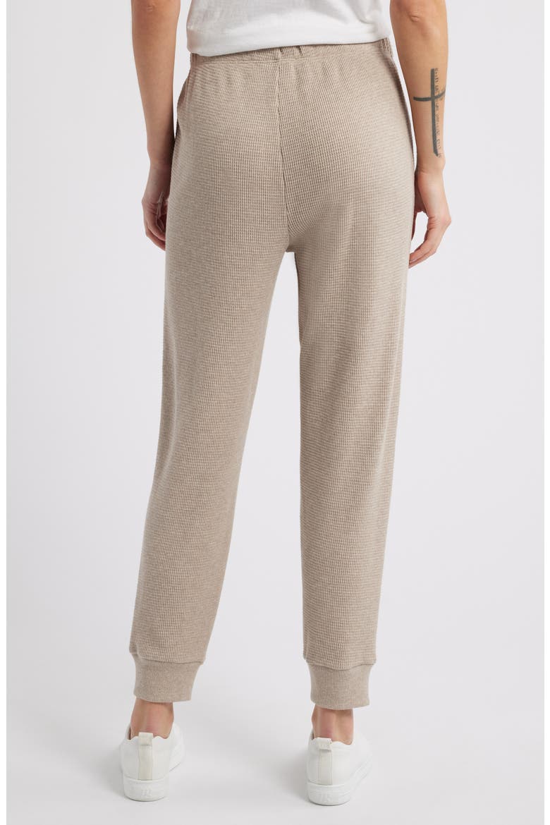 The Slow Waffle Stitch Organic Cotton Joggers, Alternate, color, WHEAT