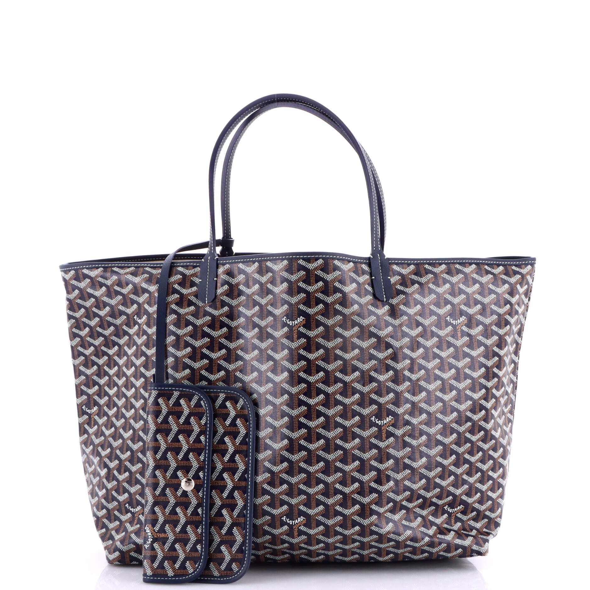 Pre-Owned Goyard Saint Louis Tote Coated Canvas GM, Alternate, color, Yellow