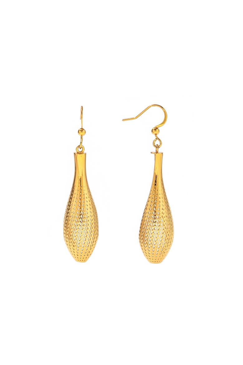 Flow Small Drop Earrings, Main, color, Silver