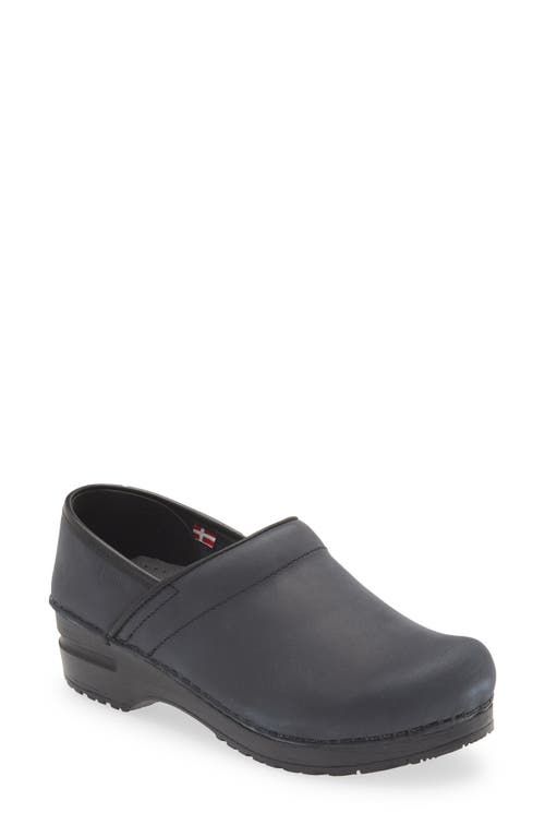 Sanita Professional Leather Clog In Purple