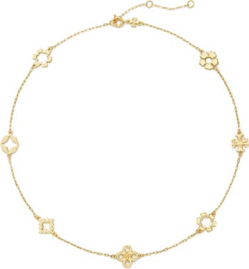 Tory burch clover necklace hotsell