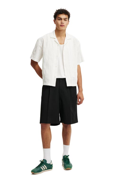 COTTON ON BOX FIT SHORT SLEEVE SHIRT 