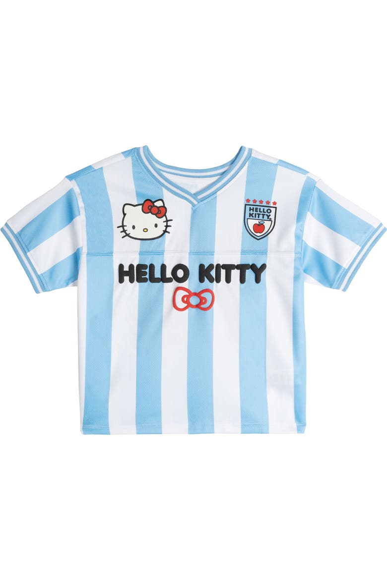 Soccer Jersey and Shorts Set, Alternate, color, Hello Kitty Blue Black