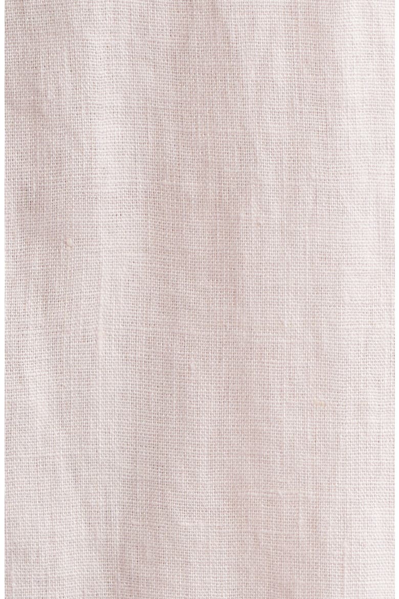 Didicot Chunk Embroidered Flowers Linen Camp Shirt, Alternate, color, PINK