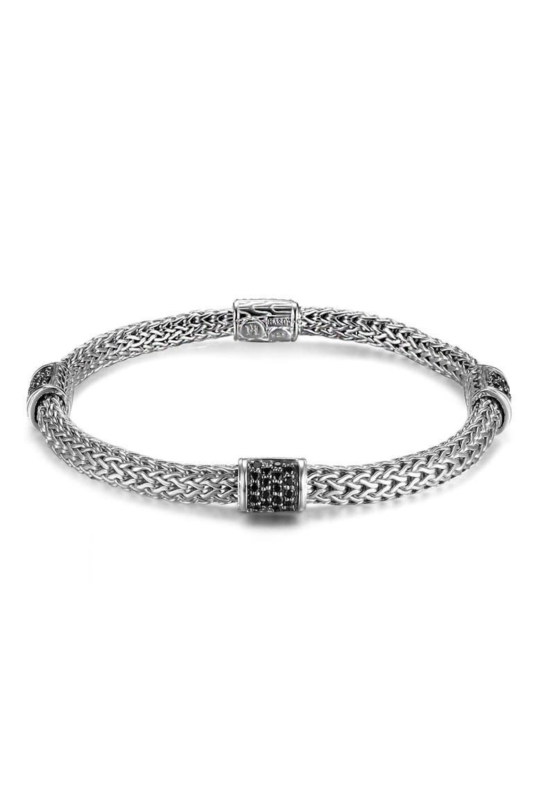 Classic Chain Lava Rope Bracelet, Alternate, color, SILVER
