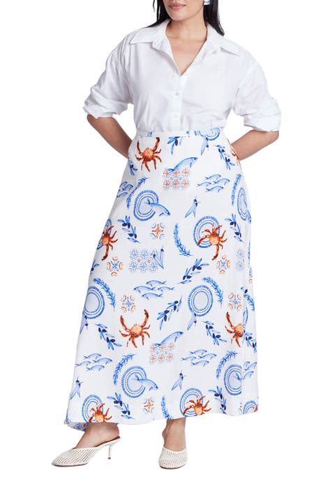 Printed Full Skirt (Plus Available)