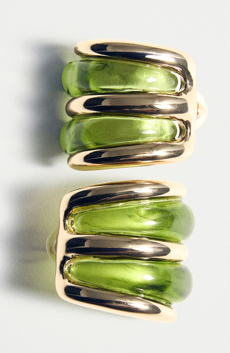 MANGO Hoop Earrings, Alternate, color, Gold