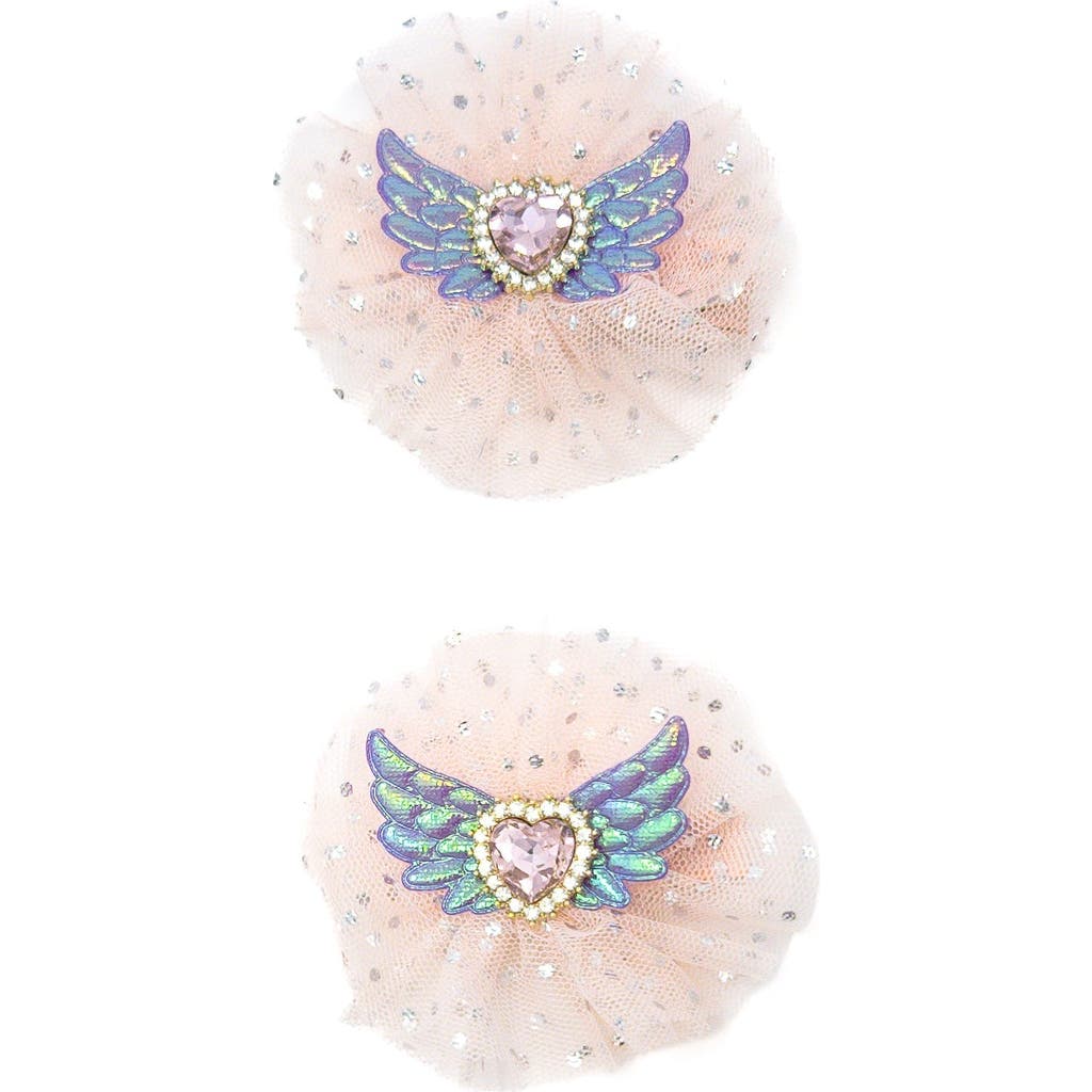 Puttisu 2pc Angel Sparkle Wings Clip Set