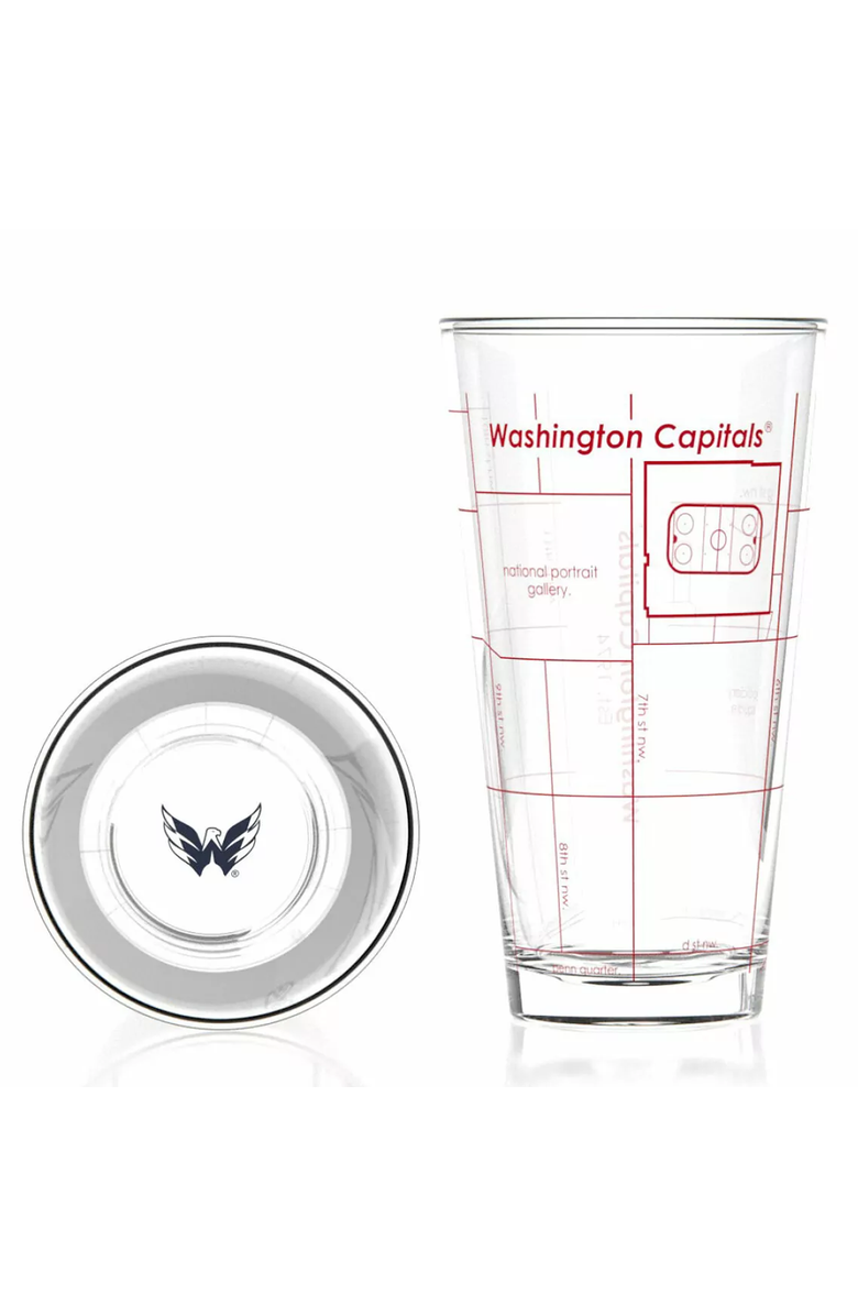 Uncommon Goods NHL Arena Map Pint Glasses - Set of 2, Alternate, color,