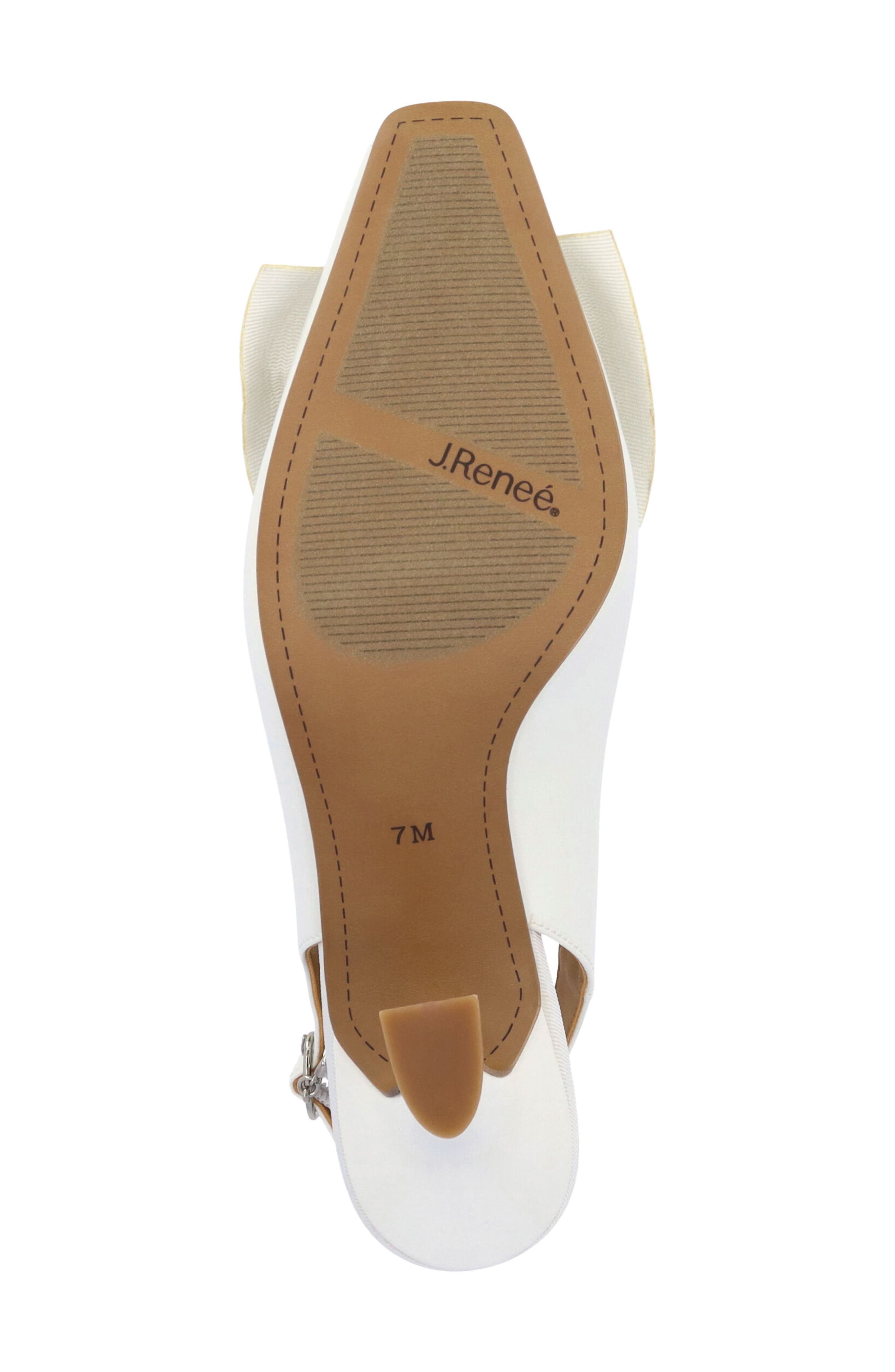 J. Reneé Harlan Slingback Pump, Alternate, color, White