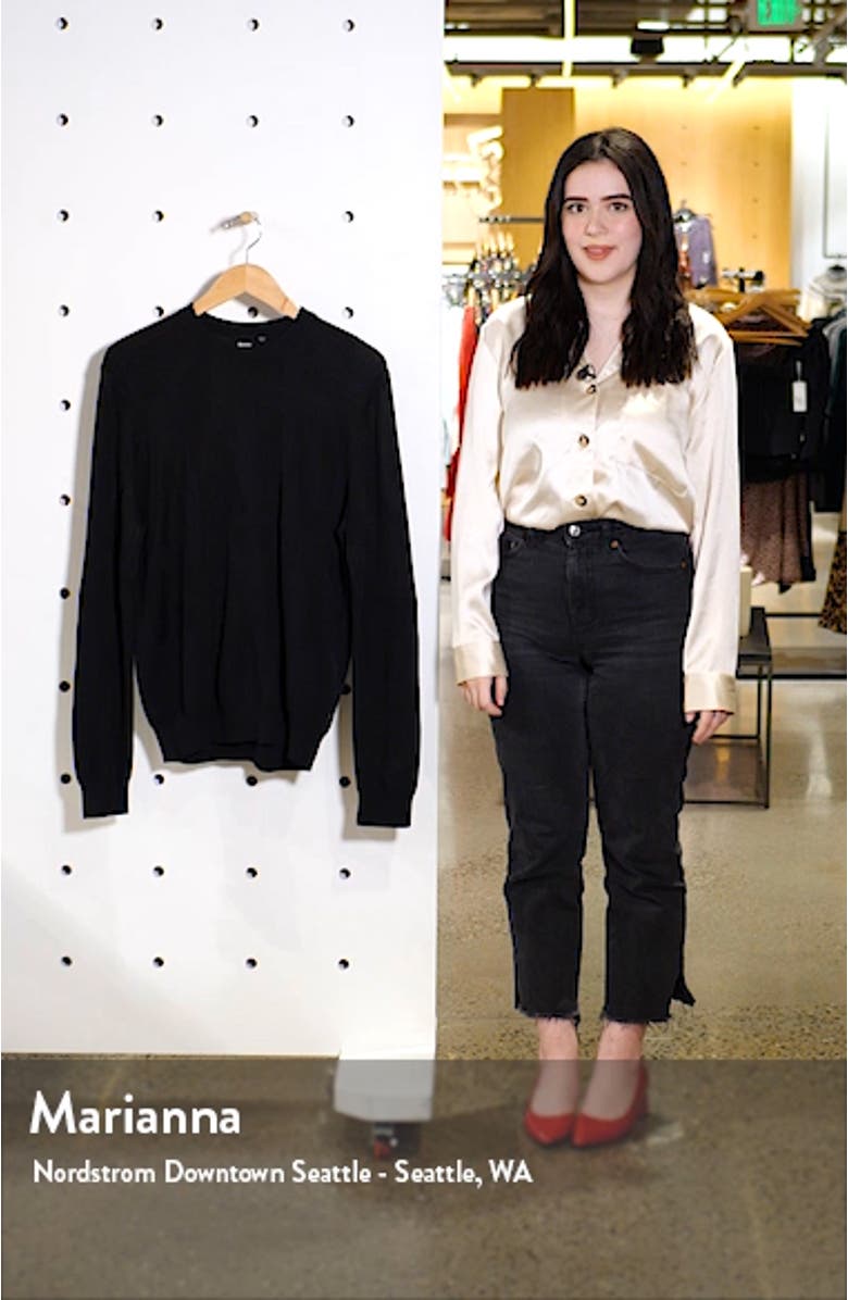 Garriso Slim Fit Jacquard Sweater, sales video thumbnail