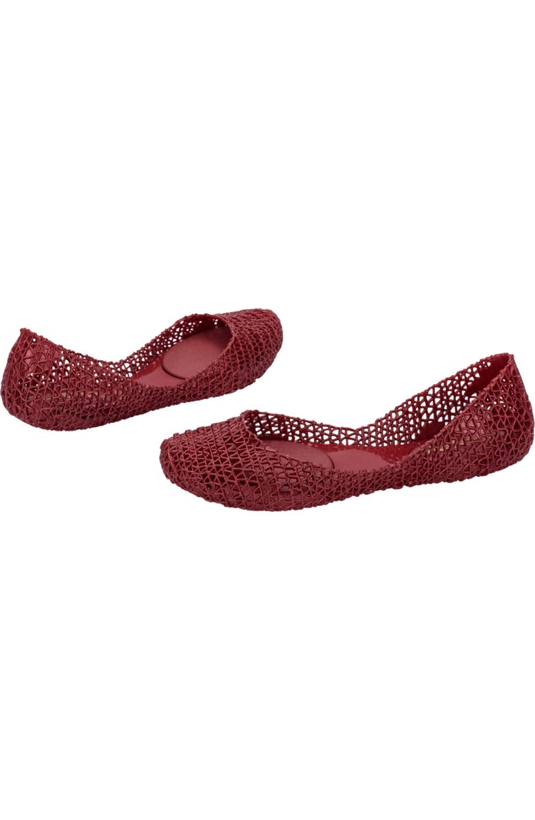 Melissa Campana Papel Flat, Alternate, color, Metal Red