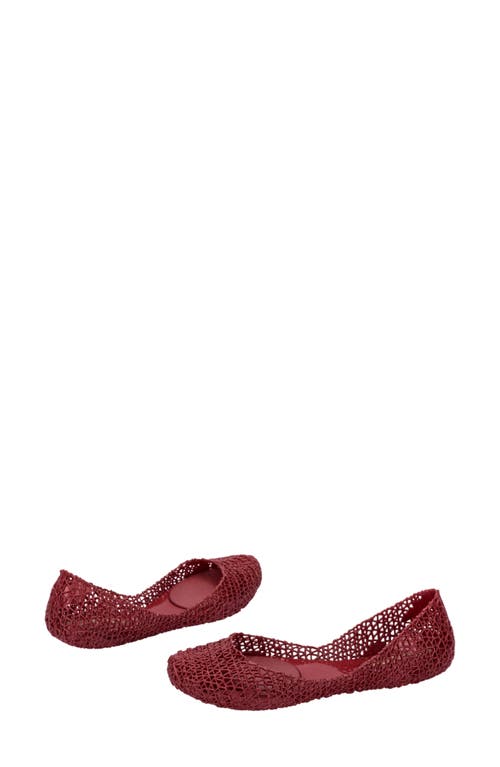 Melissa Campana Papel Flat In Red