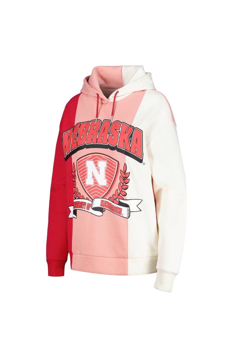 GAMEDAY COUTURE Women's Gameday Couture Scarlet Nebraska Huskers Hall of Fame Colorblock Pullover Hoodie, Alternate, color, Scarlet