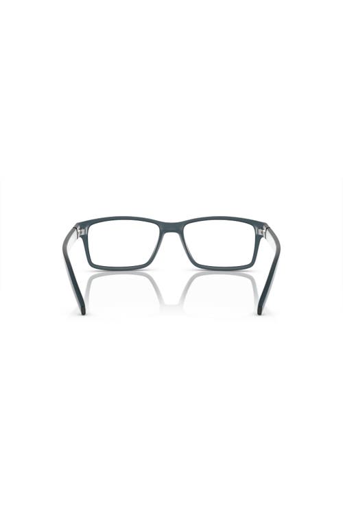 Arnette 52mm Rectangle Optical Glasses In Blue