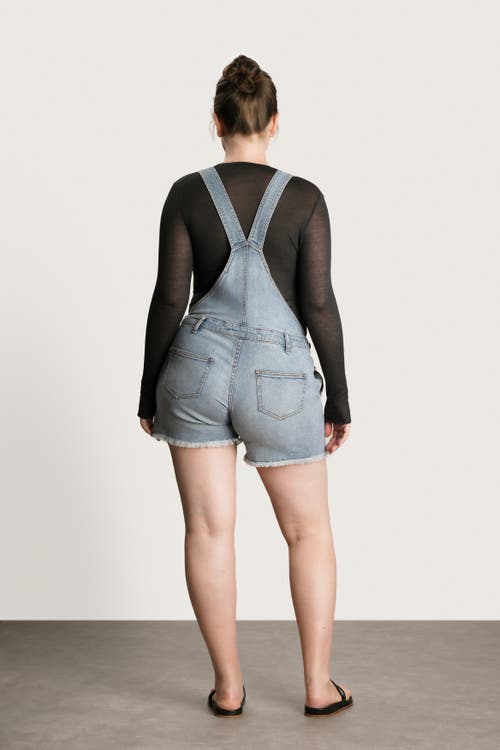 Nom Maternity Austin Shortalls In Blue