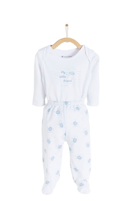 Babycottons Turtles Bodysuit & Pants Set