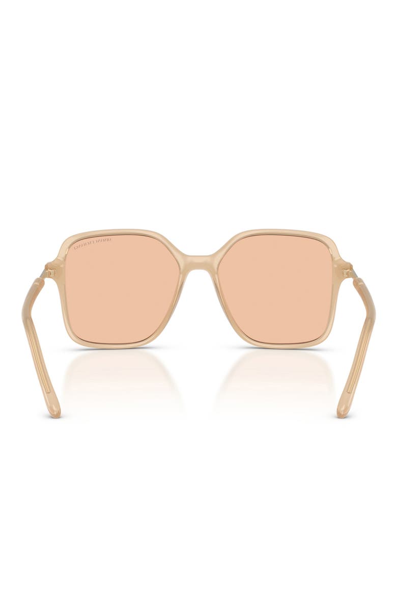 53mm Butterfly Sunglasses, Alternate, color, SHINY OPAL TUNDRA / BROWN