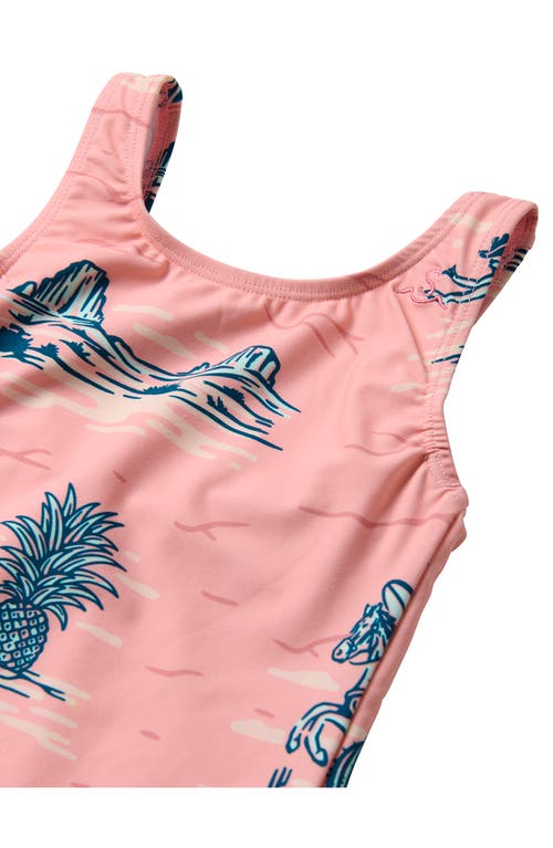 Seaesta Surf Kids' Coastal Cowgirl One-piece Swimsuit In Pink