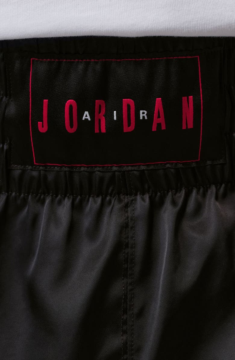 Jordan Muay Thai Shorts, Alternate, color, Black/ Sail/ University Red