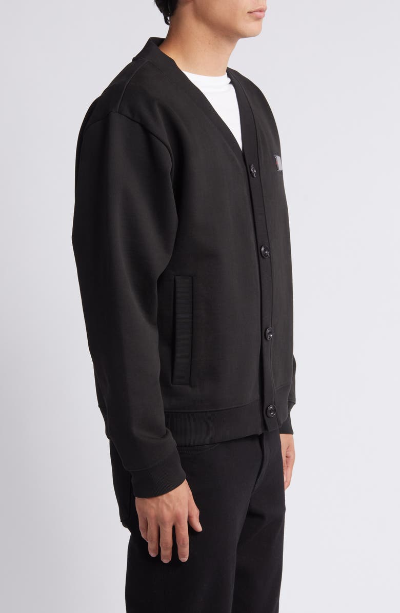 HUGO French Terry Jacket, Alternate, color, Blk