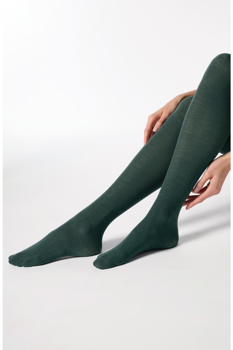 Nives Wool Blend Tights, Alternate, color, FOREST 2