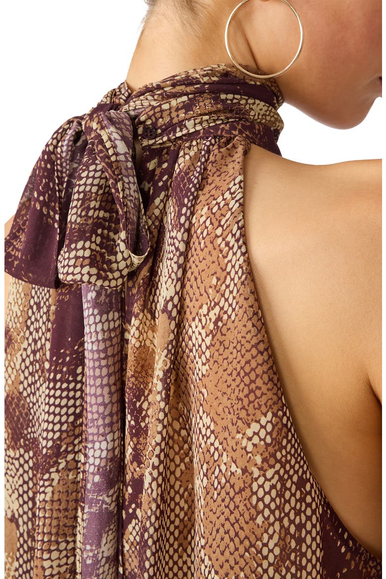Alexane Print Sleeveless Top, Alternate, color, BRONZE