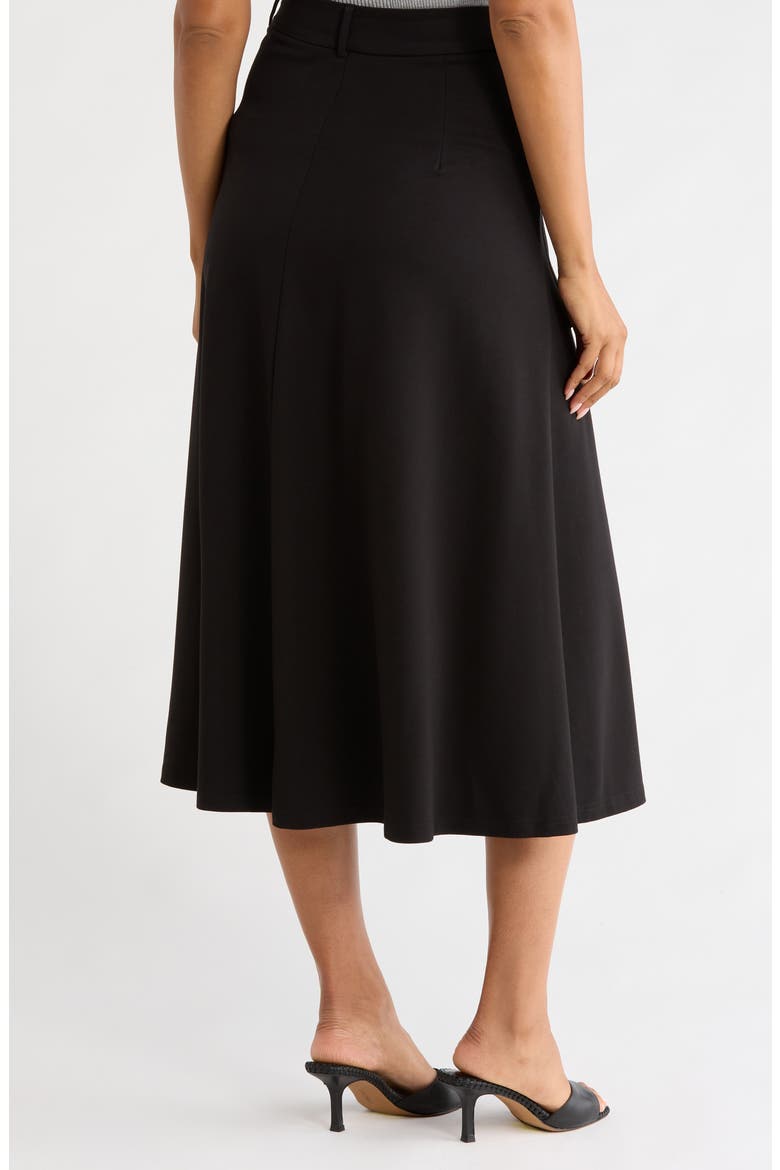 Front Pocket Maxi Skirt, Alternate, color, BLACK