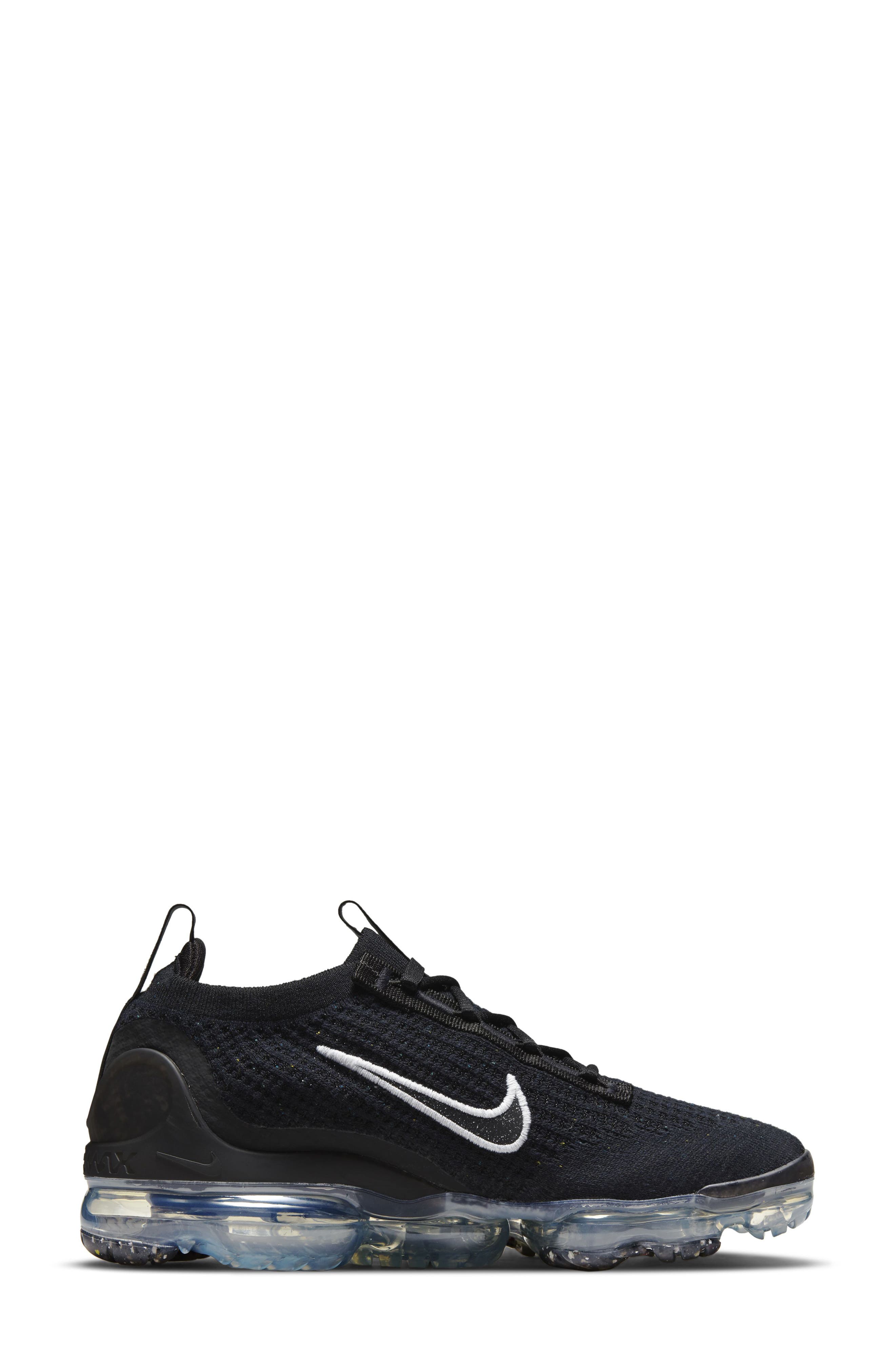 Nike Air VaporMax 2021 FK Sneaker, Alternate, color, Black/ White/ Silver