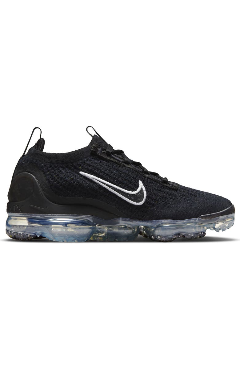 Nike Air VaporMax 2021 FK Sneaker, Alternate, color, Black/ White/ Silver