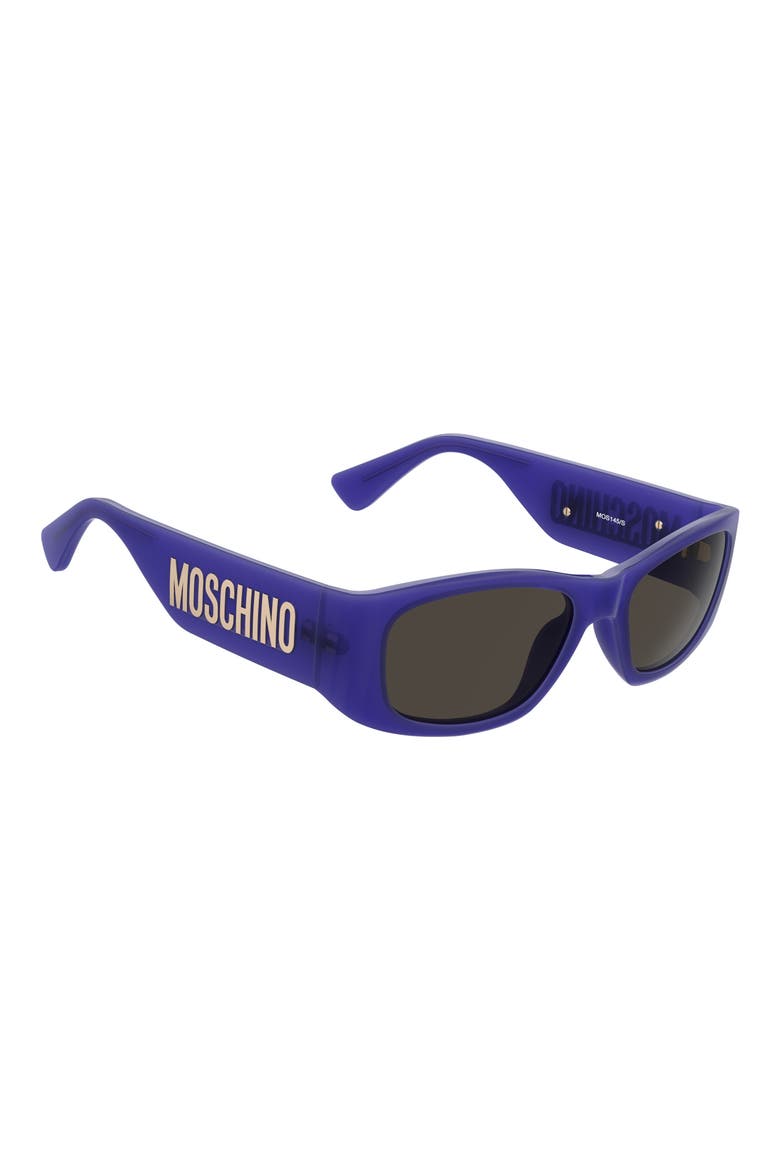 55mm Square Sunglasses, Alternate, color, VIOLET