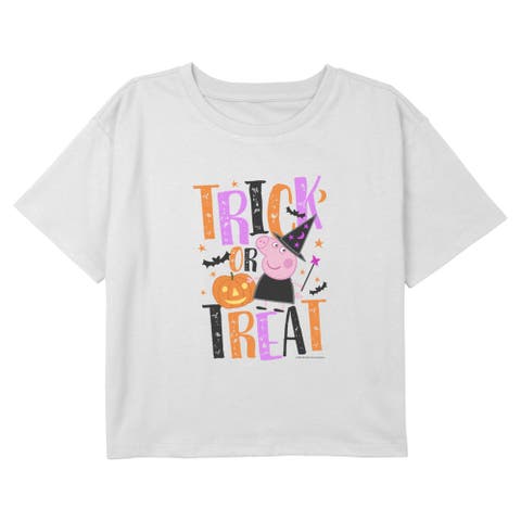 Girls Peppa Pig Halloween Trick-or-treat T Shirt