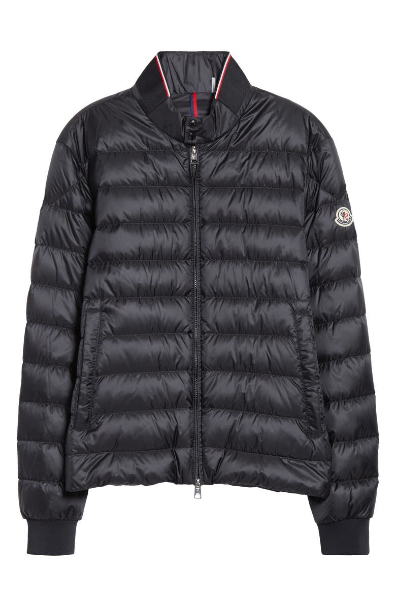 Moncler Rigel Quilted Down Jacket, Main, color, Black
