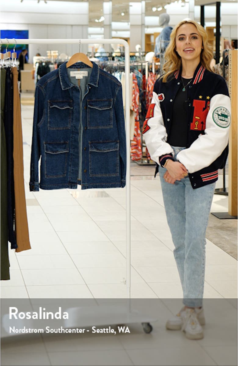 Cotton Denim Barn Jacket, sales video thumbnail