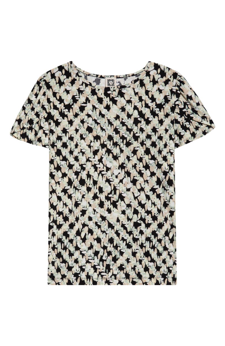 AK ANNE KLEIN Abstract Print Tulip Sleeve Top, Main, color,