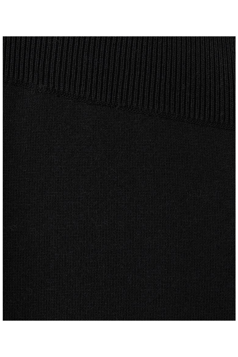 Side Slit Knit Pants, Alternate, color, BLACK