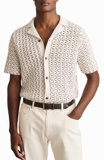 OAS Atlas Crochet Camp Shirt | Nordstrom OAS Atlas Crochet Camp Shirt | Nordstrom