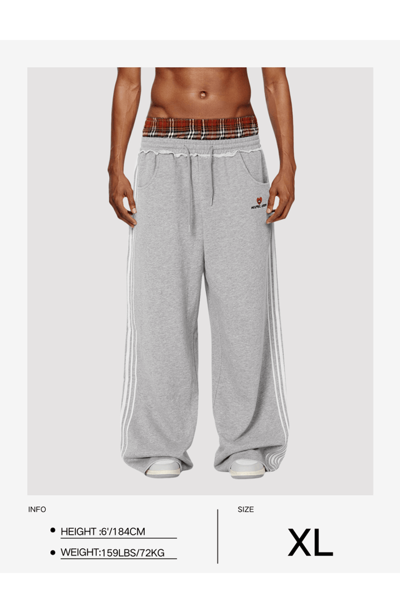 AELFRIC EDEN Double Waist Baggy Sweatpants, Alternate, color, Grey
