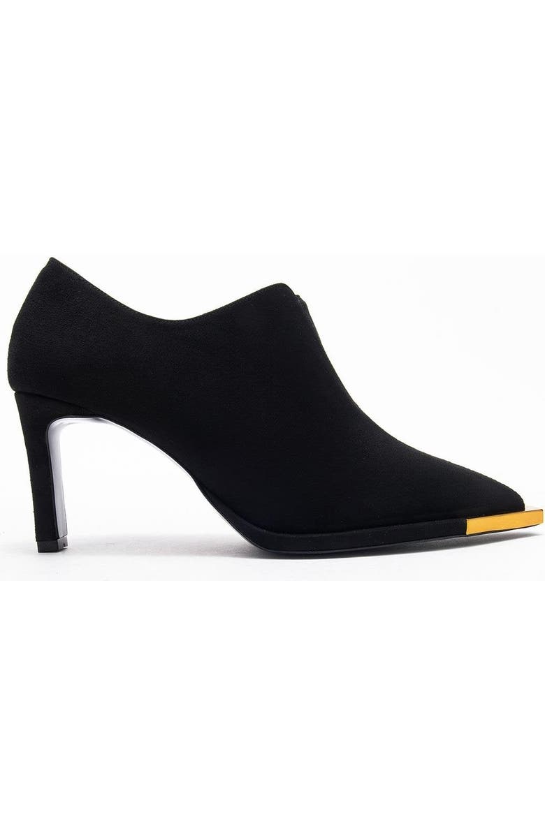 Prologue Shoes Niva Pointed Toe Pump, Alternate, color, Black Suede