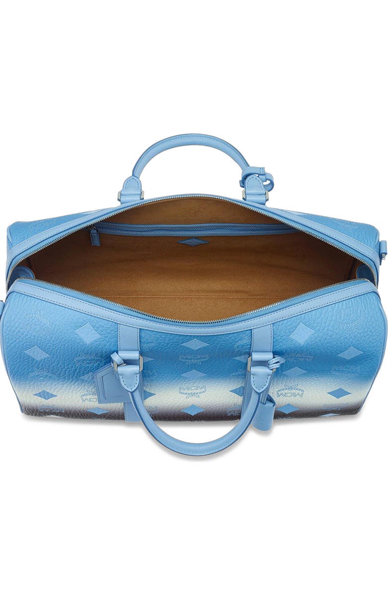 MCM Medium Ottomar Weekender Bag in Gradation Visetos, Alternate, color, Della Robbia Blue