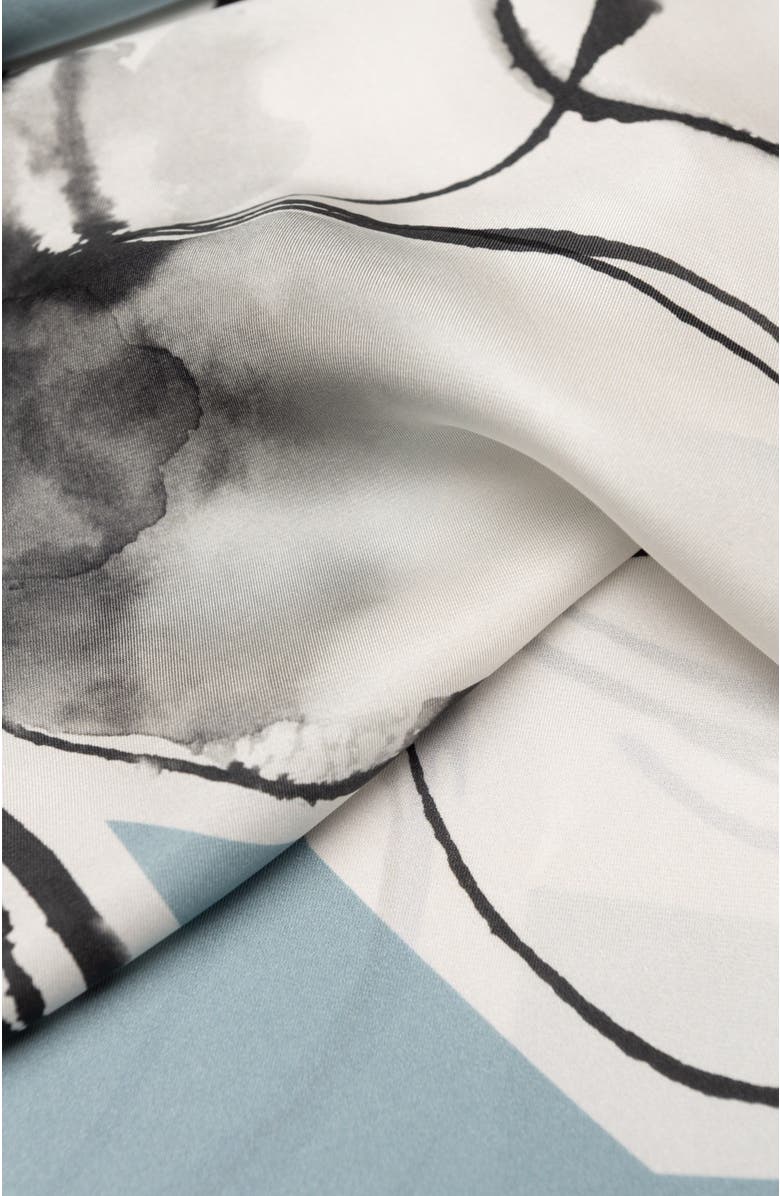 Elizabetta Mara - Long Silk Scarf for Women, Alternate, color, Dusty Blue