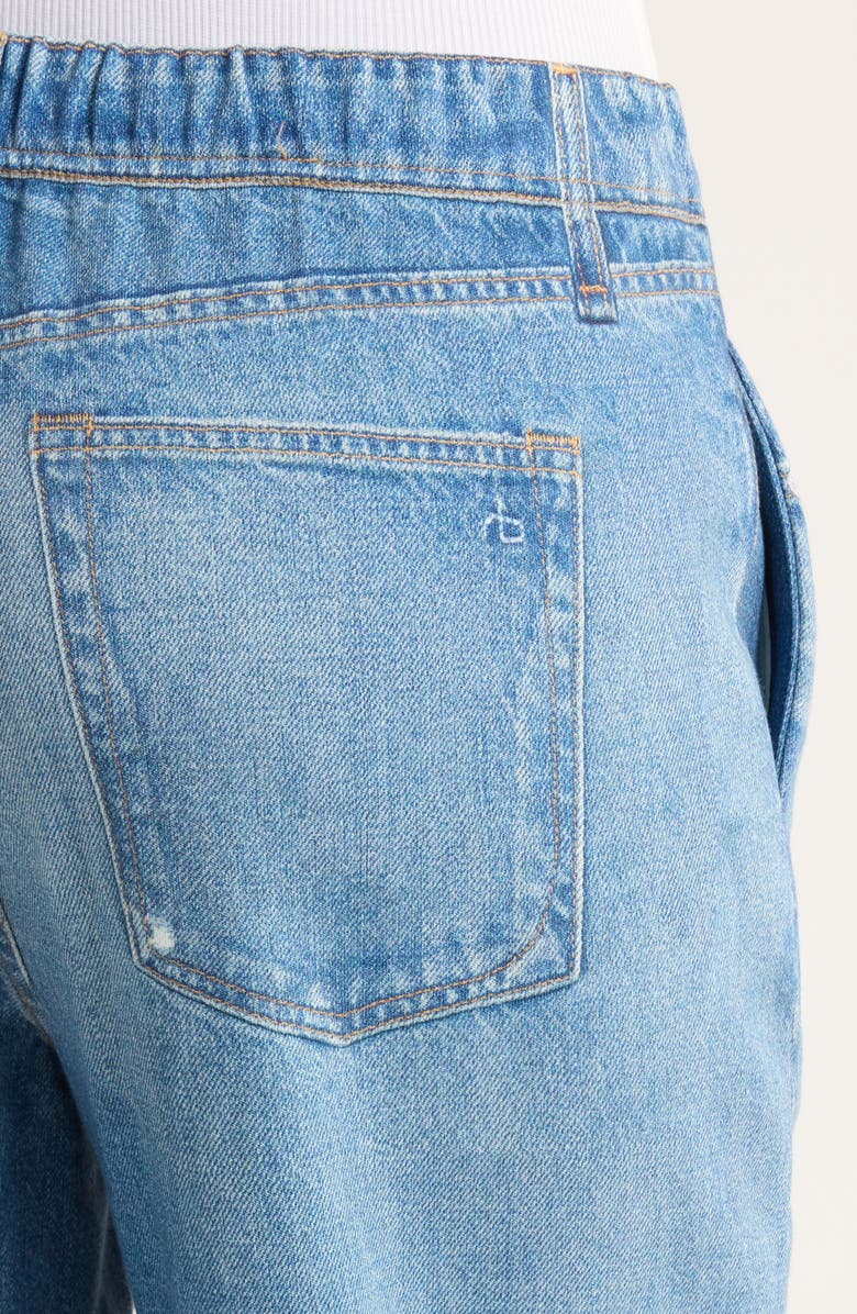 rag & bone rb Miramar Wide Leg Cotton Fleece Sweatpant Jeans, Alternate, color, Frank