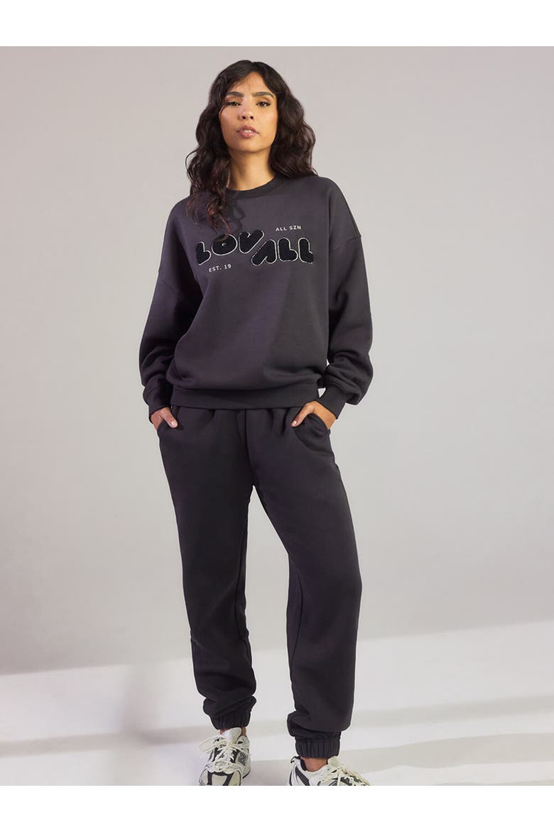 Oversized Sweatshirt, Alternate, color, Shadow
