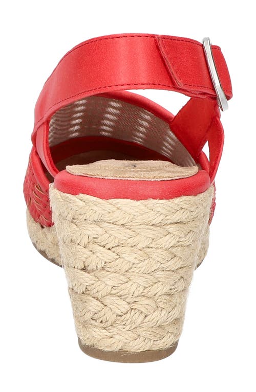 EASY STREET EASY STREET TAFFY SLINGBACK ESPADRILLE WEDGE SANDAL 