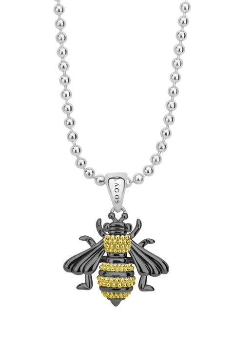 Rare Wonders - Honeybee Pendant Long Necklace